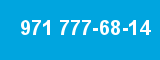 971 777-68-14